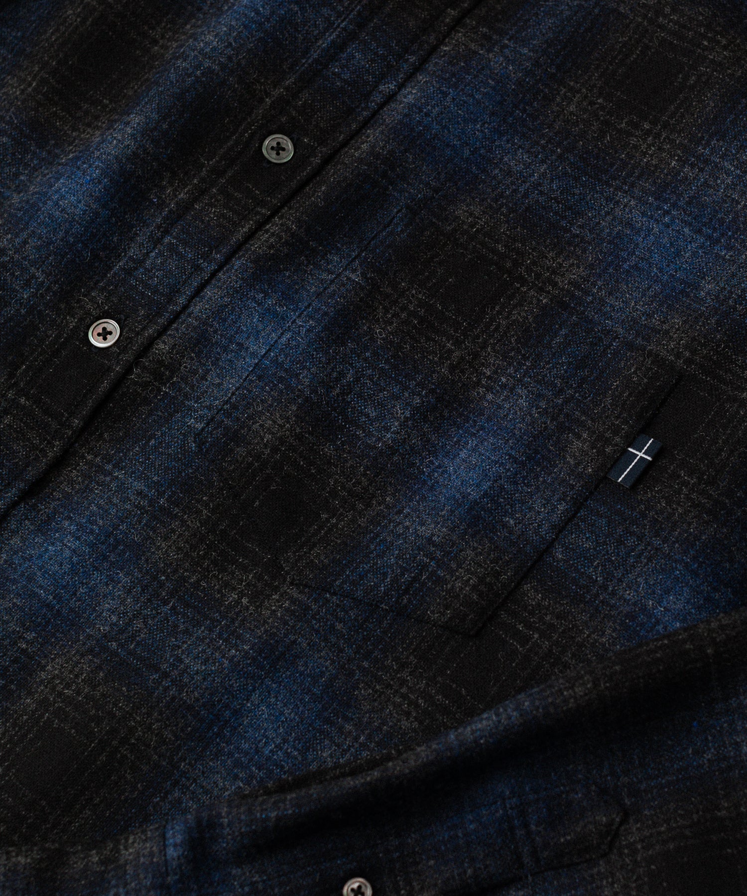 CLASSIC OMBRE CHECK PO SHIRTS L/S