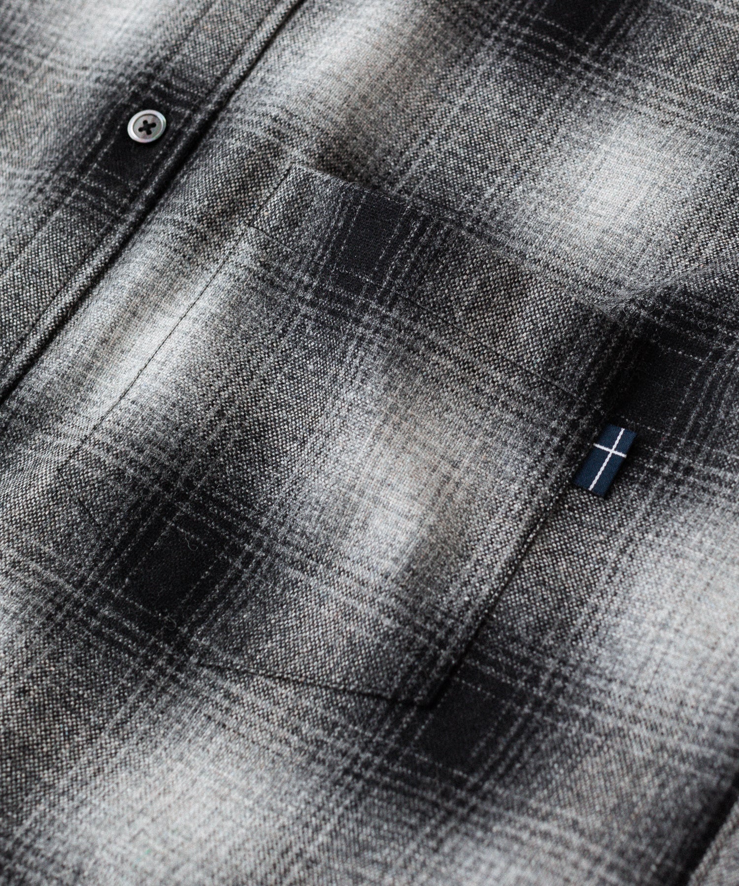 CLASSIC OMBRE CHECK PO SHIRTS L/S