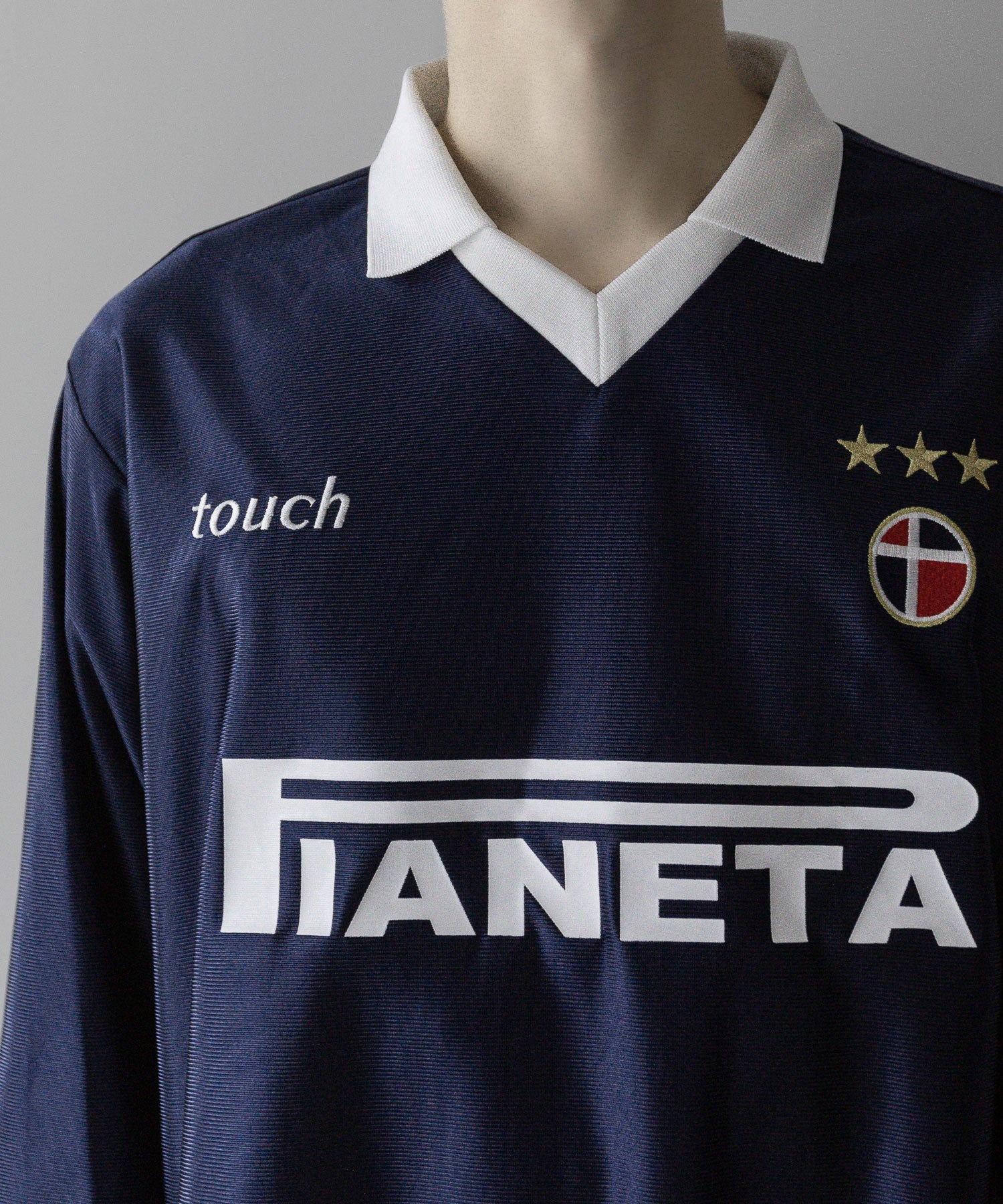 SOCCER GAME SHIRTS L/S football フットボール サッカーシャツ ネイビー ストリート モード メンズ レディース ユニセックス 20代 30代 かっこいい おしゃれ アパレル ブランド トレンド 流行 コーデ  着こなし 着画 シティボーイ シティガール メンズライク