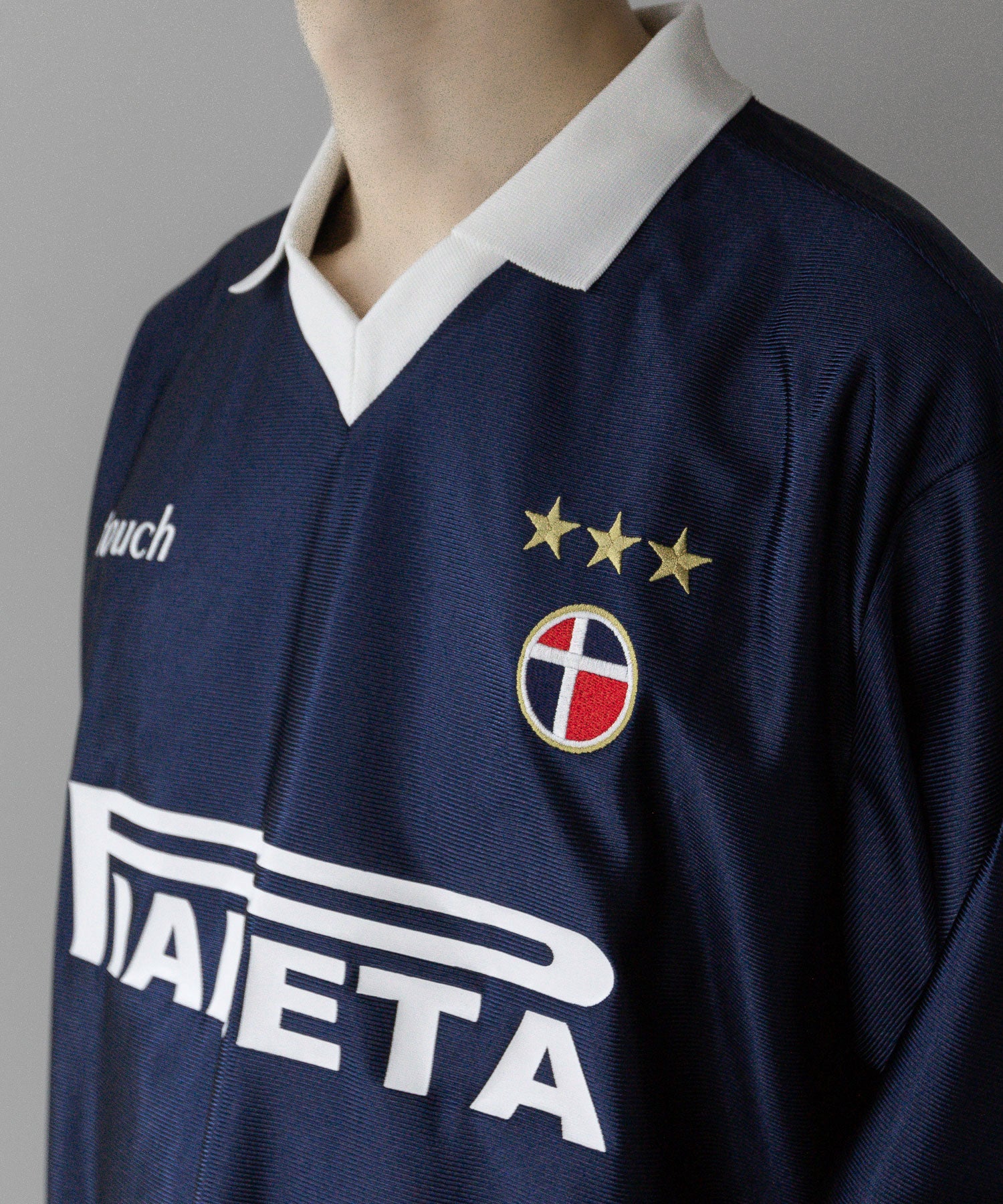 SOCCER GAME SHIRTS L/S football フットボール サッカーシャツ ネイビー ストリート モード メンズ レディース ユニセックス 20代 30代 かっこいい おしゃれ アパレル ブランド トレンド 流行 コーデ  着こなし 着画