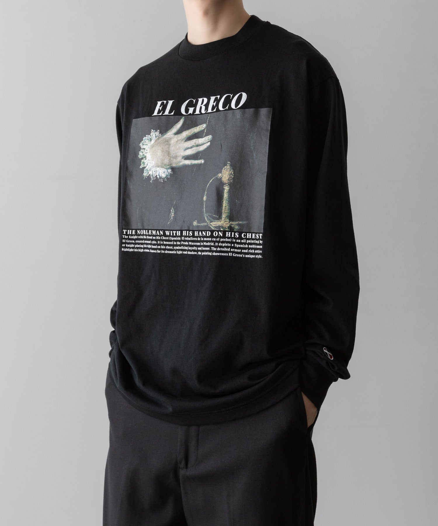 通販 オンラインショップ ネットショップ tshirts tシャツ ティーシャツ ロンT カットソー 古着 ビンテージ ヴィンテージ 絵画 ストリート モード メンズ レディース ユニセックス 20代 30代 かっこいい おしゃれ アパレル ブランド プリント 特殊 着こなし コーデ 着画 着崩し スタイル エフォートレス リラックス オーバーサイズ