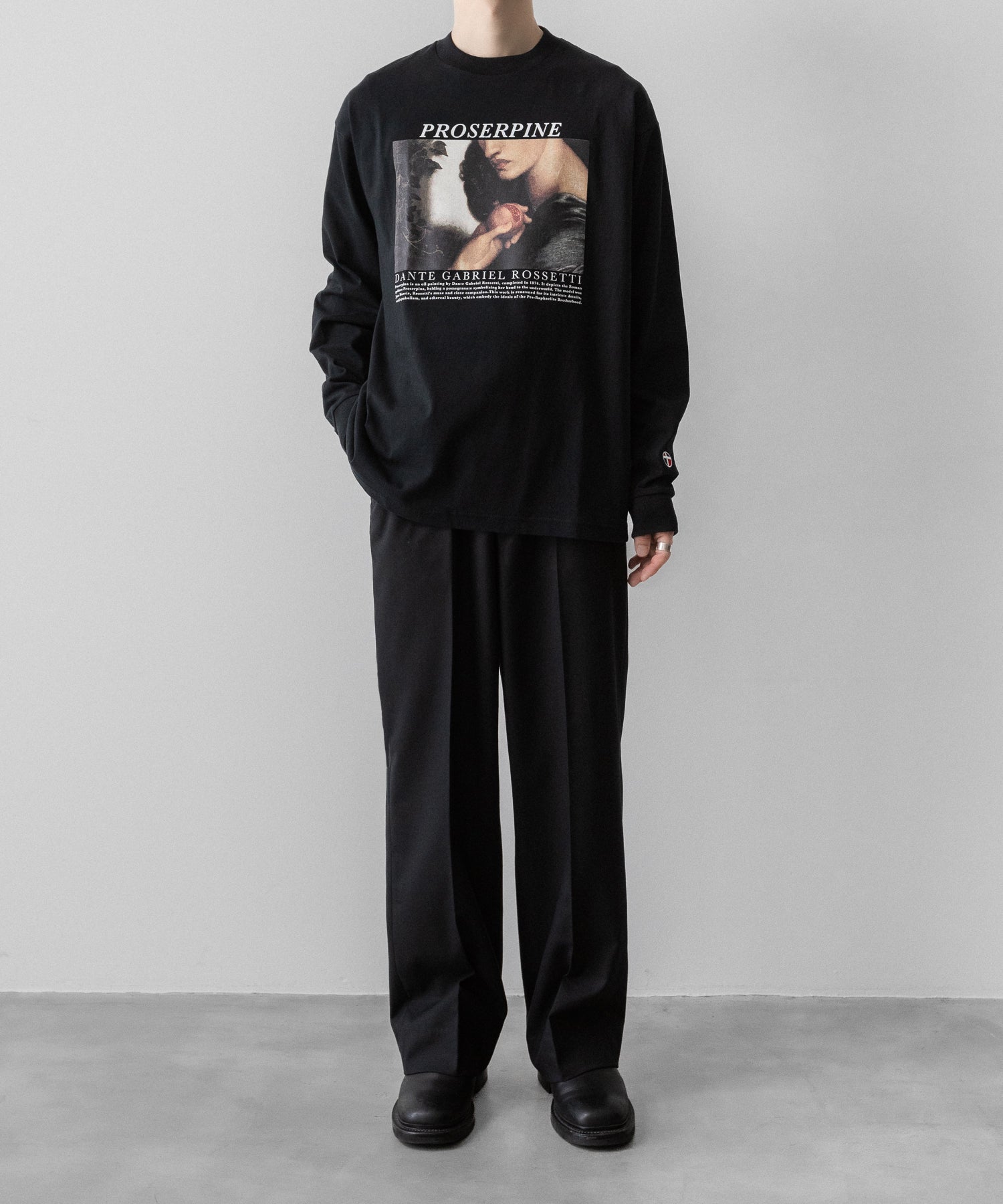 通販 オンラインショップ ネットショップ tshirts 長袖 tシャツ ティーシャツ ロンT ロングスリーブ カットソー 古着 ビンテージ ヴィンテージ 絵画 ストリート モード メンズ レディース ユニセックス 20代 30代 かっこいい おしゃれ アパレル ブランド 前 フロント プリント シティボーイ シティガール メンズライク アート 着こなし 全身 コーデ 着画 着崩し スタイル エフォートレス リラックス オーバーサイズ  おすすめ