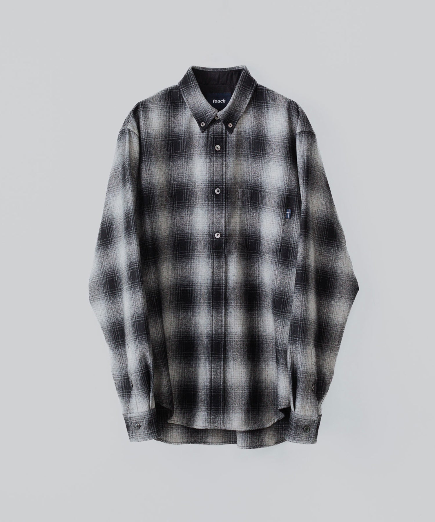 CLASSIC OMBRE CHECK PO SHIRTS L/S