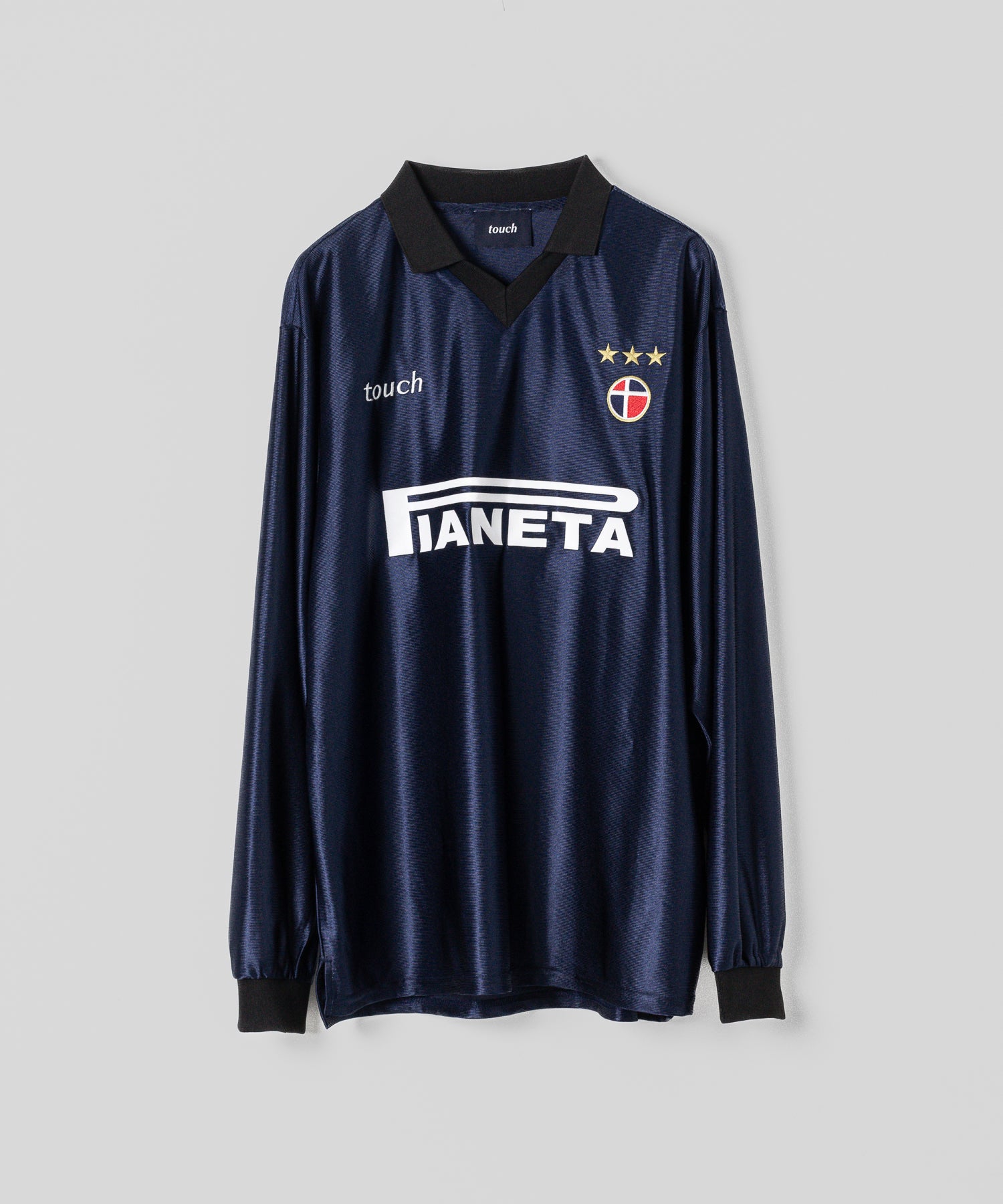 SOCCER GAME SHIRTS L/S football フットボール サッカーシャツ ネイビー ストリート モード メンズ レディース ユニセックス 20代 30代 かっこいい おしゃれ アパレル ブランド トレンド 流行 シティボーイ シティガール メンズライク おすすめ