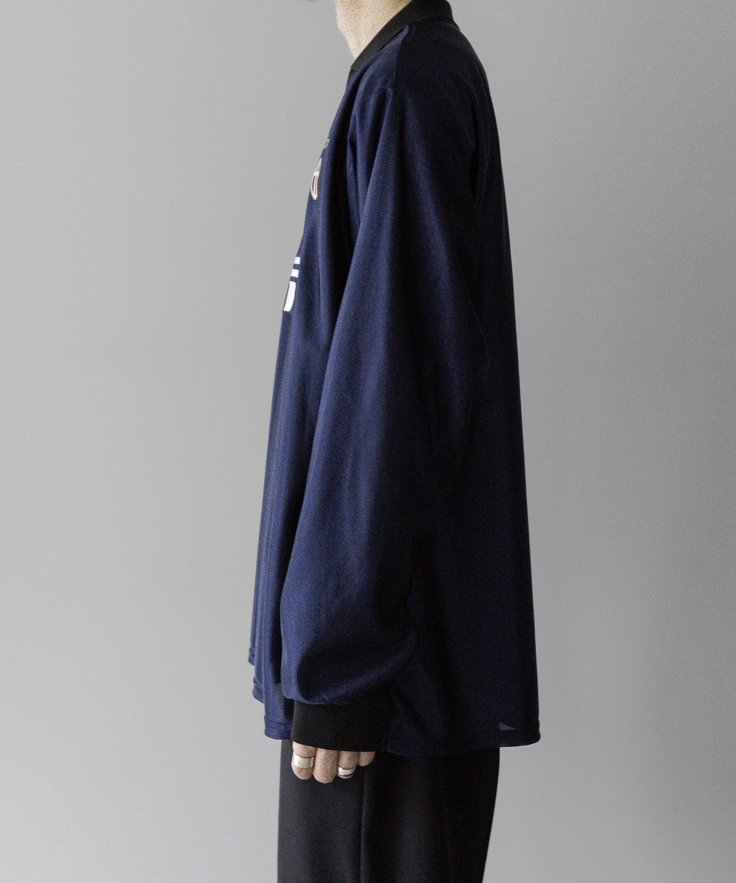 SOCCER GAME SHIRTS L/S football フットボール サッカーシャツ ネイビー ストリート モード メンズ レディース ユニセックス 20代 30代 かっこいい おしゃれ アパレル ブランド トレンド 流行 コーデ  着こなし 着画