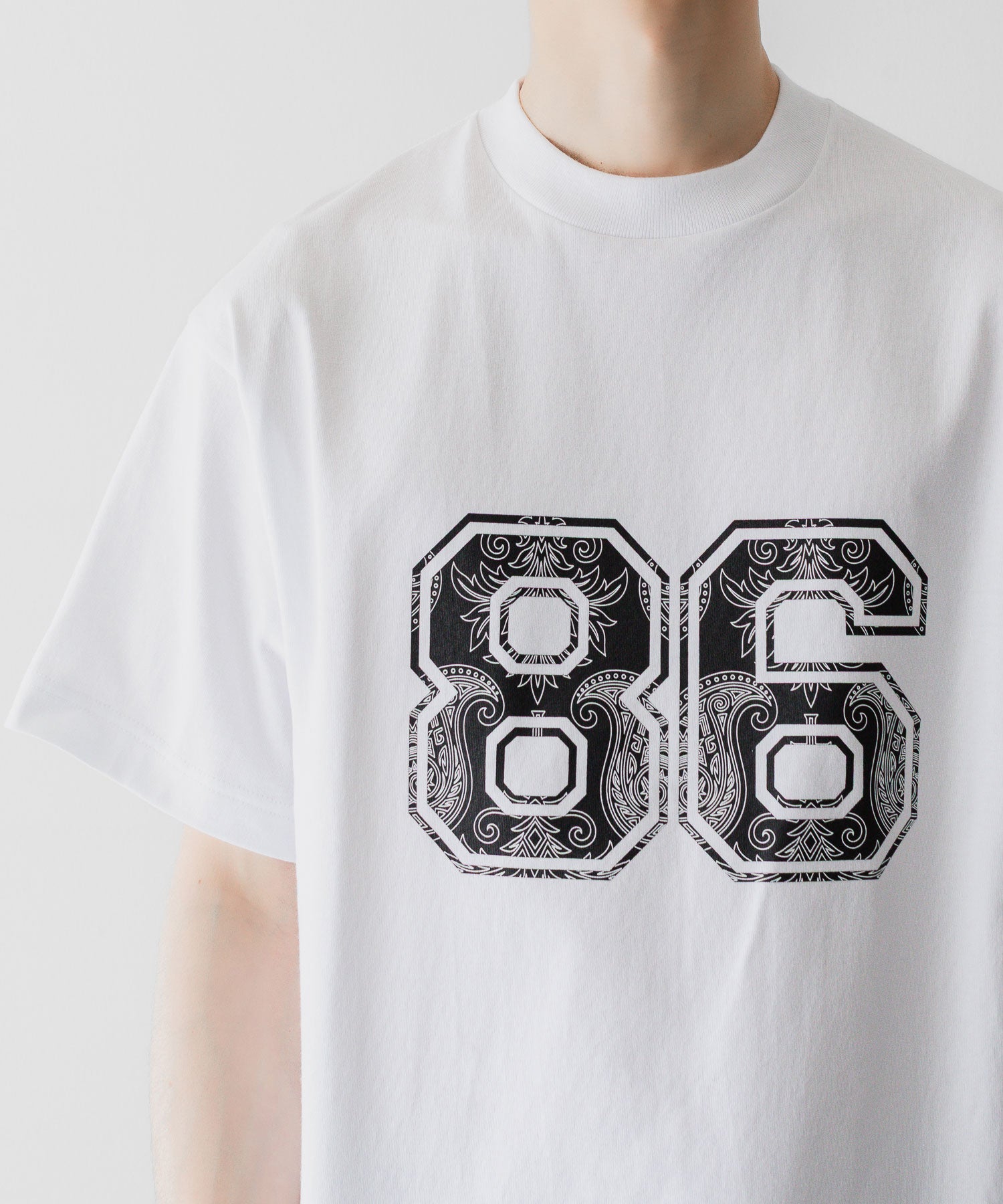 NUMBER 86 PRINT S/S TEE